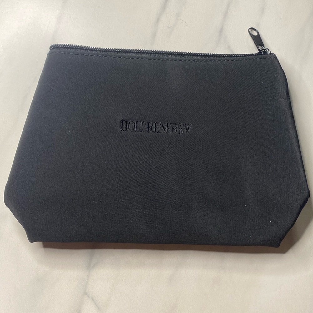 Black‎ Holt Renfrew makeup bag Y2K 90's BNWOT vintage